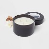 3-Wick Glass Jar Candle with Lid Vanilla Teakwood 11.5oz - Room Essentials™ - 3 of 3