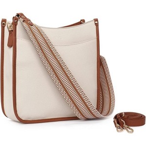 Generic Crossbody Bags For Women Trendy Fashion Shoulder Bag Vegan Leather Purse For Ladies with Adjustable Strap - 1 of 4