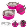 Healthy Human Travel Dog Bowls | Set of 3 Interlocking Bowls - image 2 of 4