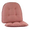 Gripper Non-Slip 15" x 16" Gingham Tufted Chair Cushions Set of 2 - 3 of 3