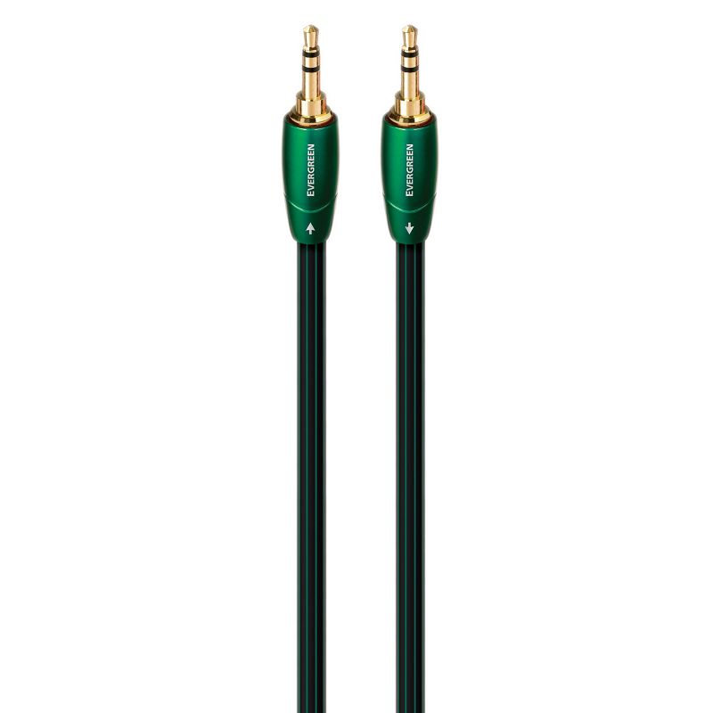 AudioQuest Evergreen 3.5mm Male to 3.5mm Male Cable - 9.84 ft. (3m), 1 of 3