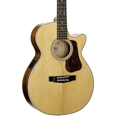 Cort Luce Folk Cutaway Acoustic Electric Guitar Natural Satin