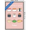 Trends International Pusheen: Bento Box - Everything Is Good Sushi Grid Framed Wall Poster Prints - 3 of 4