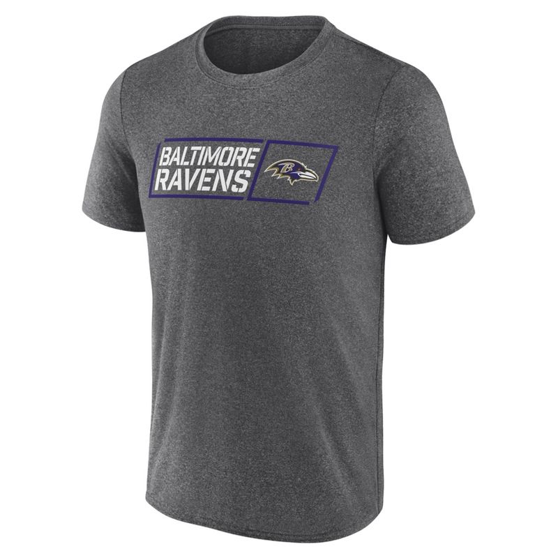 NFL Baltimore Ravens Men&#39;s Quick Tag Athleisure T-Shirt, 2 of 4