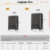 YONWAY Luggage Set 2 Piece Suitcase Sets with Spinner Wheel,Lightweight Hardside Expandable Travel Laggage with TSA Lock,Suitcase with Travel Bag - 3 of 4
