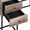 PAGED Home Office Desk 43" L Modern Writing Desk with 2 Storage Shelves and Wooden Desktop for Office, Study - 4 of 4