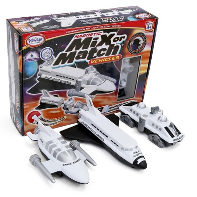 Popular Playthings Magnetic Mix or Match Vehicles, Space