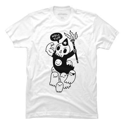 Men's Design By Humans Super Duper Necromancer By obinsun T-Shirt