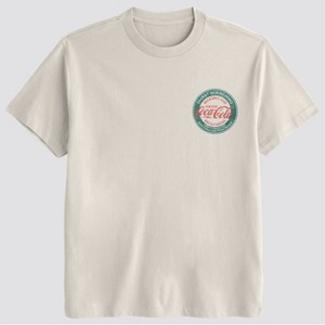 Coca-Cola T-Shirt Uomo, Retro Logo White Text, Maglietta Ufficiale, Alta Qualità, Vestibilità Comoda - 3