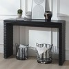 FURNIinspire Console Tables 47" Modern Wood Console Table, Narrow Entryway Table, Hallway Accent Table, Sofa Table, Black, 11.8"*47.2"*31.7" - 2 of 4