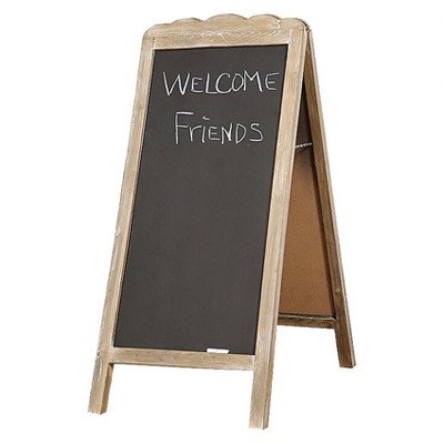 Blackboard 2-Sided (24"x18") Black - 3R Studios