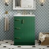 MOEPISY 24 inch Modern Bathroom Vanity with Sink, Small Bathroom Sink Cabinet with 2 Drawers and Soft Closing Door - 4 of 4