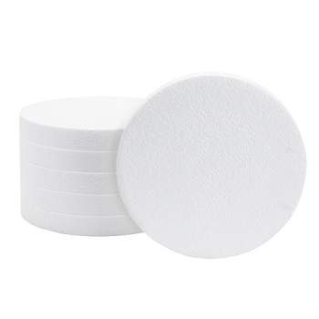 Foam Circles for Arts and Crafts Supplies (8 x 8 x 2 in, 3 Pack)