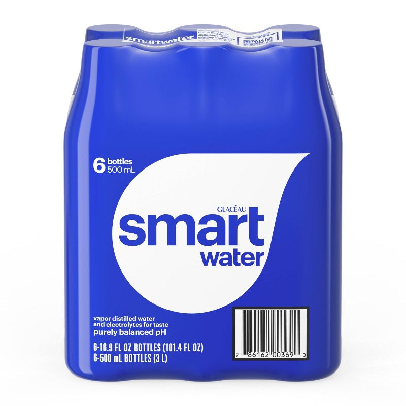 Smartwater Bottles - 6pk/16.9 fl oz, 3 of 8