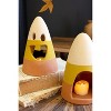 Candy Corn Lantern Set of 2 – 7" Tall Fall Decor Lights by Kalalou - 4 of 4