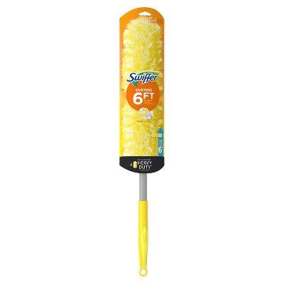 Swiffer Heavy Duty 6ft Extendable Yellow Microfiber Duster Kit