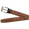 CTM Leather Croc Print Dress Belt with Clamp On Buckle - 2 of 4