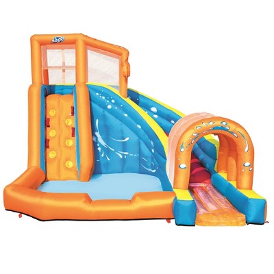 outdoor inflatable pool with slide