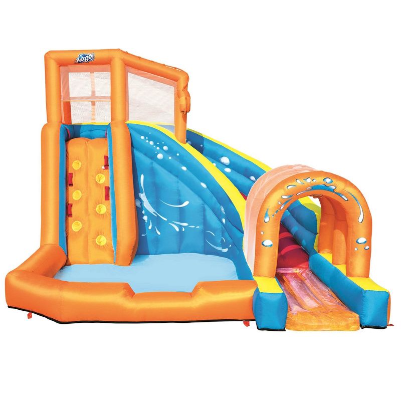 Bestway H2OGO! Hurricane Tunnel Blast Large Inflatable Kids Outdoor Backyard 6 Person Play Water Park Pool with Slide and Heavy Duty Air Blower, 1 of 7