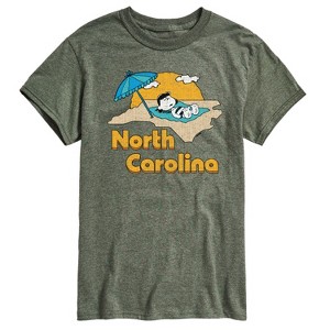 Men's - Peanuts - North Carolina Lucy Short Sleeve Graphic T-Shirt - 1 of 4