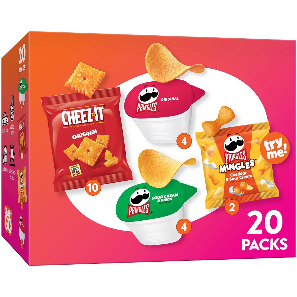Cheez-It Kellogg's New Crackers Salty Mix - 17.04oz/20ct