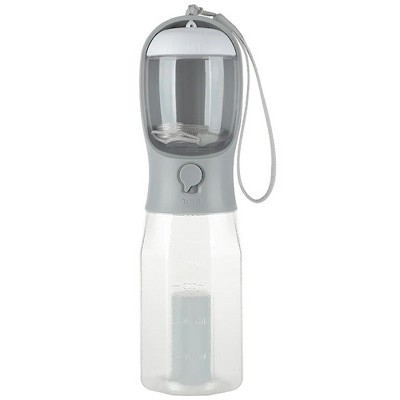 Sussexhome 3-in-1 Dog Water Bottle With Food Container & Poop Bag Holder - Leakproof Dog Water Dispenser With extra one Filter-