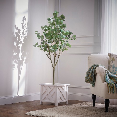 BrylaneHome 5'H Faux Eucalyptus Tree - image 1 of 1