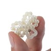 Unique Bargains Women Fashion Pearl Mini Hair Clip Pearl Oval Hairdo Clips 6 Pcs - 3 of 4
