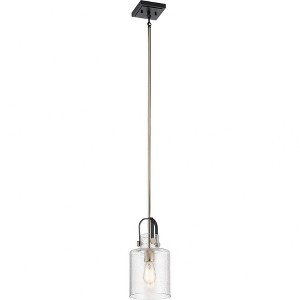 Kitner™ 7" 1 Light Pendant Natural Brass - 1 of 3