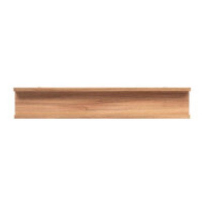 Kiera Grace 23"x4" Wall Shelf Brown: MDF Floating Storage