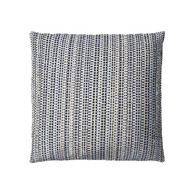 Gracie Mills Erin 20''x20'' Pillow Marsha Pacific Yarn & Loon - One Size - Navy/Cream