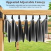 Outdoor Pergola Metal Gazebo with Retractable Canopy - 4 of 4