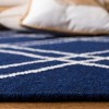 Dhurries DHU638 Hand Woven Area Rug  - Safavieh - 3 of 4