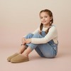 CUSHIONAIRE Keto Kids Slippers - Cozy Slip On Mule House Shoes with Faux Fur Lining and Cushioned Memory Foam Comfort - 4 of 4