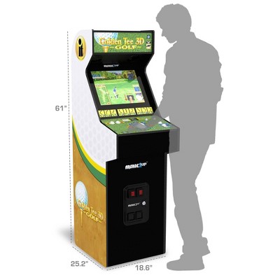 Golden Tee 3D Deluxe Arcade Machine with 17-Inch Screen