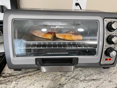 Hamilton Beach 4 Slice Toaster Oven - Stainless Steel 31401 : Target