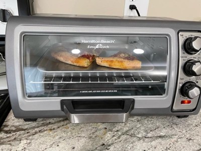 Easy Reach Black Toaster Oven w/ Roll-Top Door by Hamilton Beach at Fleet  Farm