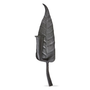 TAG Leaf & Flower Sconce Taper Candle Holder, 2.5L x 3.54W x 13.0H inches - 1 of 3