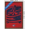 Trends International NHL Columbus Blue Jackets - Logo 25 Framed Wall Poster Prints - 3 of 4