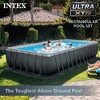 Intex 26363EH Ultra XTR 24ft x 12ft x 52in Outdoor Above Ground Rectangular Swimming Pool Set with 2 Lounge Pool Recliner Floats & 72 Can Cooler Float - 3 of 4