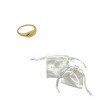 Adornia Tarnish Resistant 14k Gold Plated Signet Ring - image 3 of 4