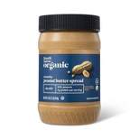 Organic No Stir Peanut Butter Crunchy - 16oz - Good & Gather™