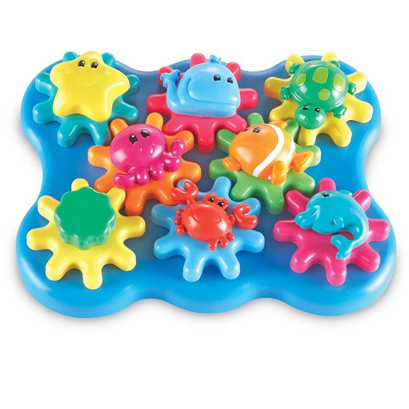 Learning Resources Jr Gears Under Sea Building Set, 17 Pieces, Ages 18+ months, 1 of 9