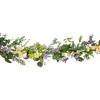 Northlight Daisy and Mixed Foliage Floral Spring Garland - 5' - Purple - image 3 of 4