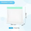 Unique Bargains Reusable Leakproof Zip PEVA Freezer Food Storage Bags 3 Pcs - 2 of 4