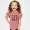 The Juniper Shop Checkered Bows Stacked Flutter Sleeve Tee - 2 of 4