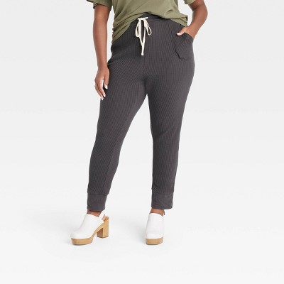 Women's Waffle Knit Jogger Pants - Universal Thread™