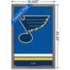 Trends International NHL St. Louis Blues - Logo 21 Framed Wall Poster Prints - 3 of 4