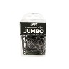 JAM Paper Colored Jumbo Paper Clips Large 2 Inch Grey Paperclips 21830628A - 2 of 4