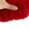 Unique Bargains Fluffy Car Steering Wheel Cover Soft Faux Wool Fuzzy Plush Universal 15inch 3 Pcs - 4 of 4